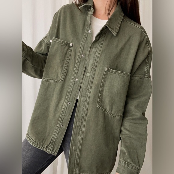 MASON JACKET — In Olive - Picture 5 of 9